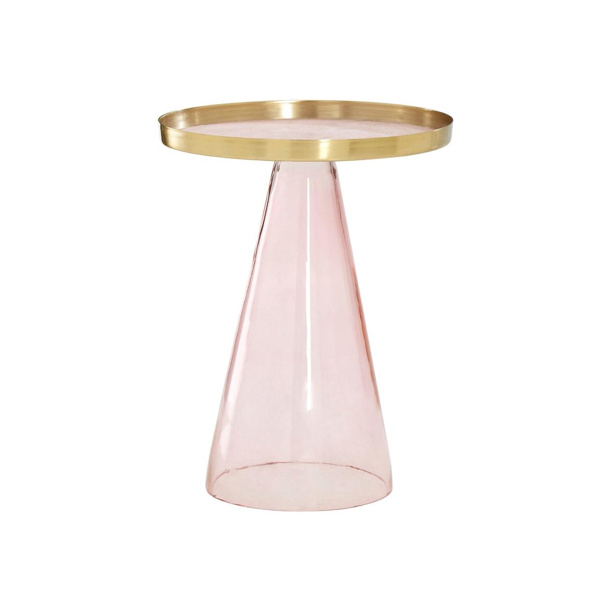 Martini Side Table in a Pink Gold Finish – image 1