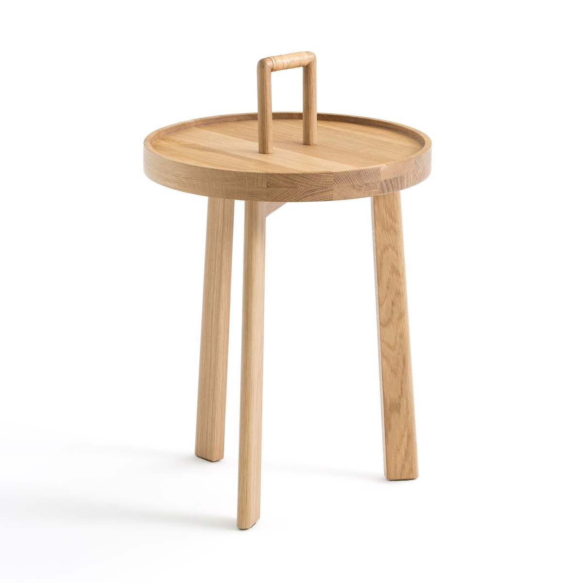 Achille Solid Oak Side Table – image 1