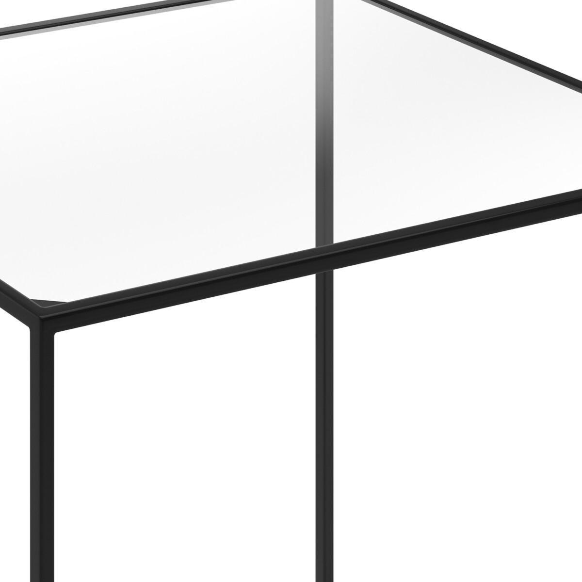 Sybil Side Table with Glass Top – image 4