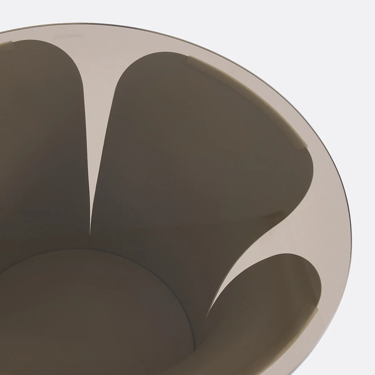Tessen Side Table in Steel and Tinted Glass – image 3