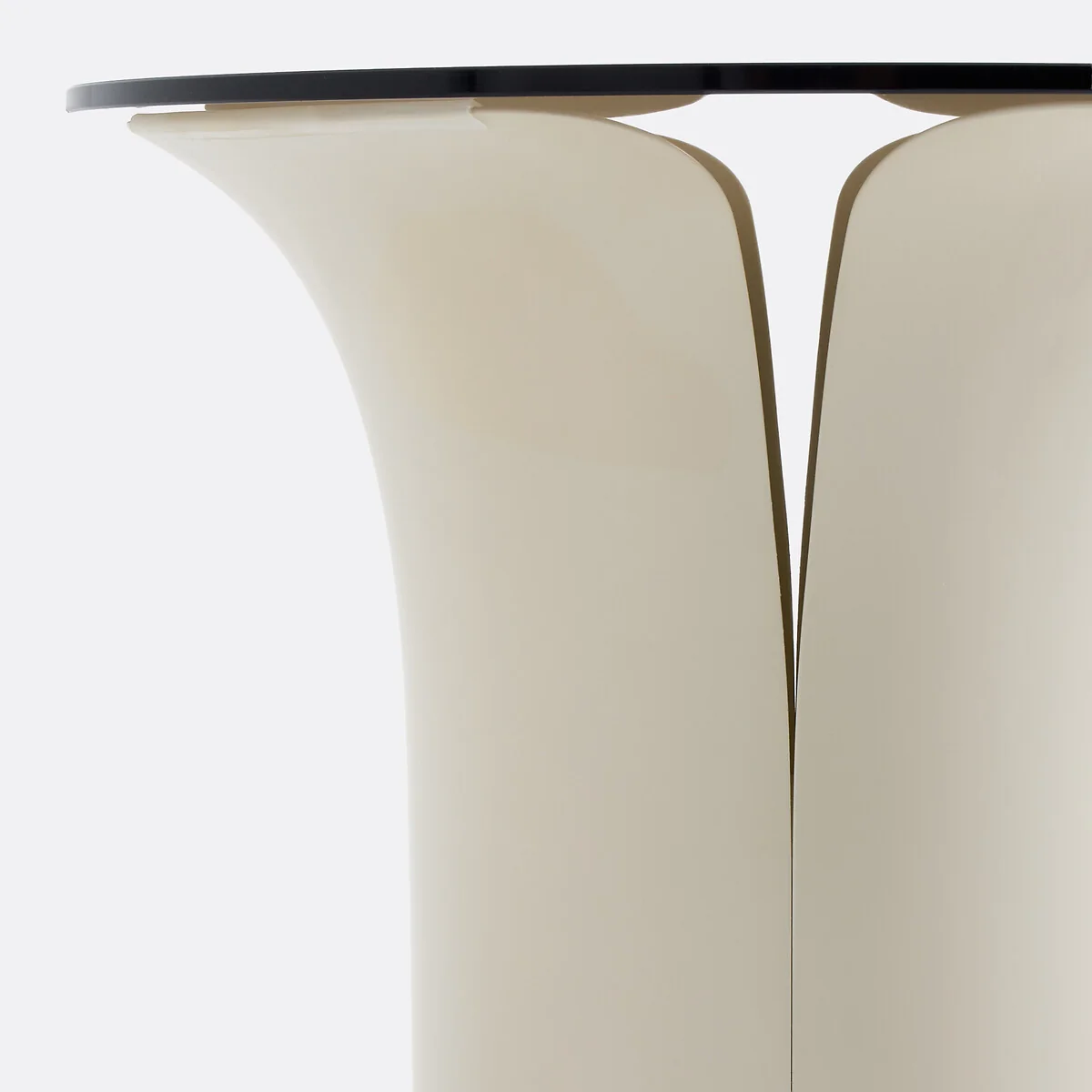 Tessen Side Table in Steel and Tinted Glass – image 4