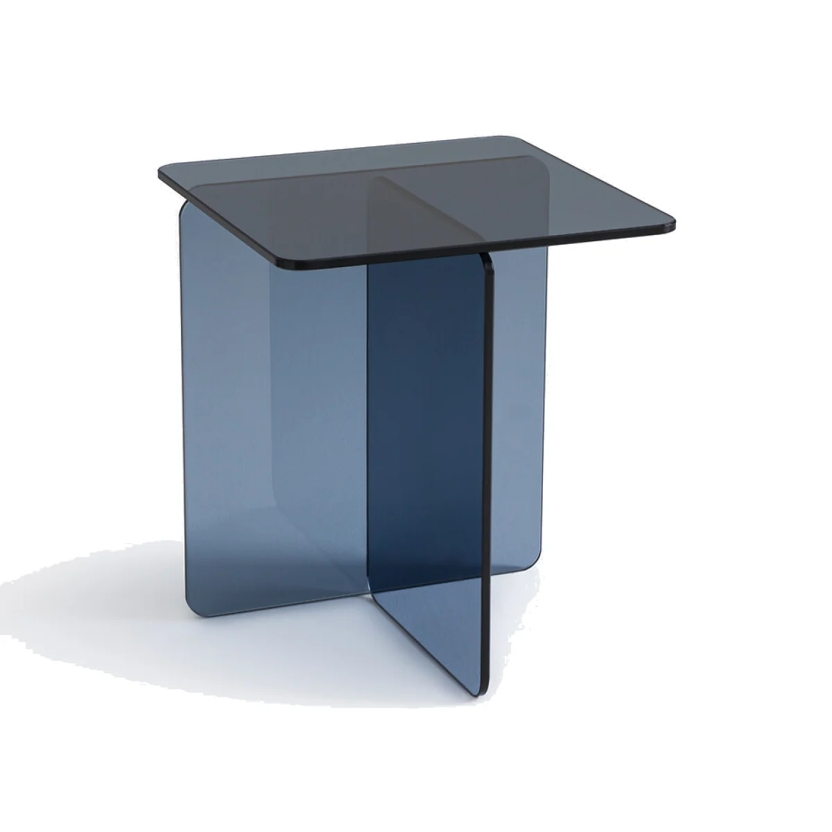 Zaz Side Table in Tempered Glass – image 1