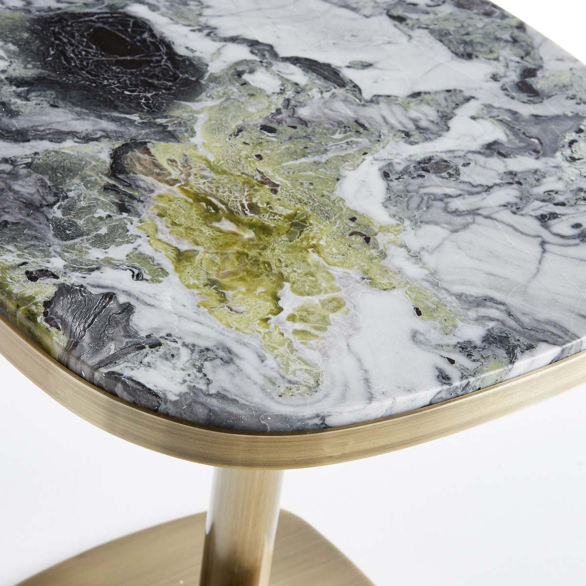 LIXFELD Round Marble Side Table – image 2