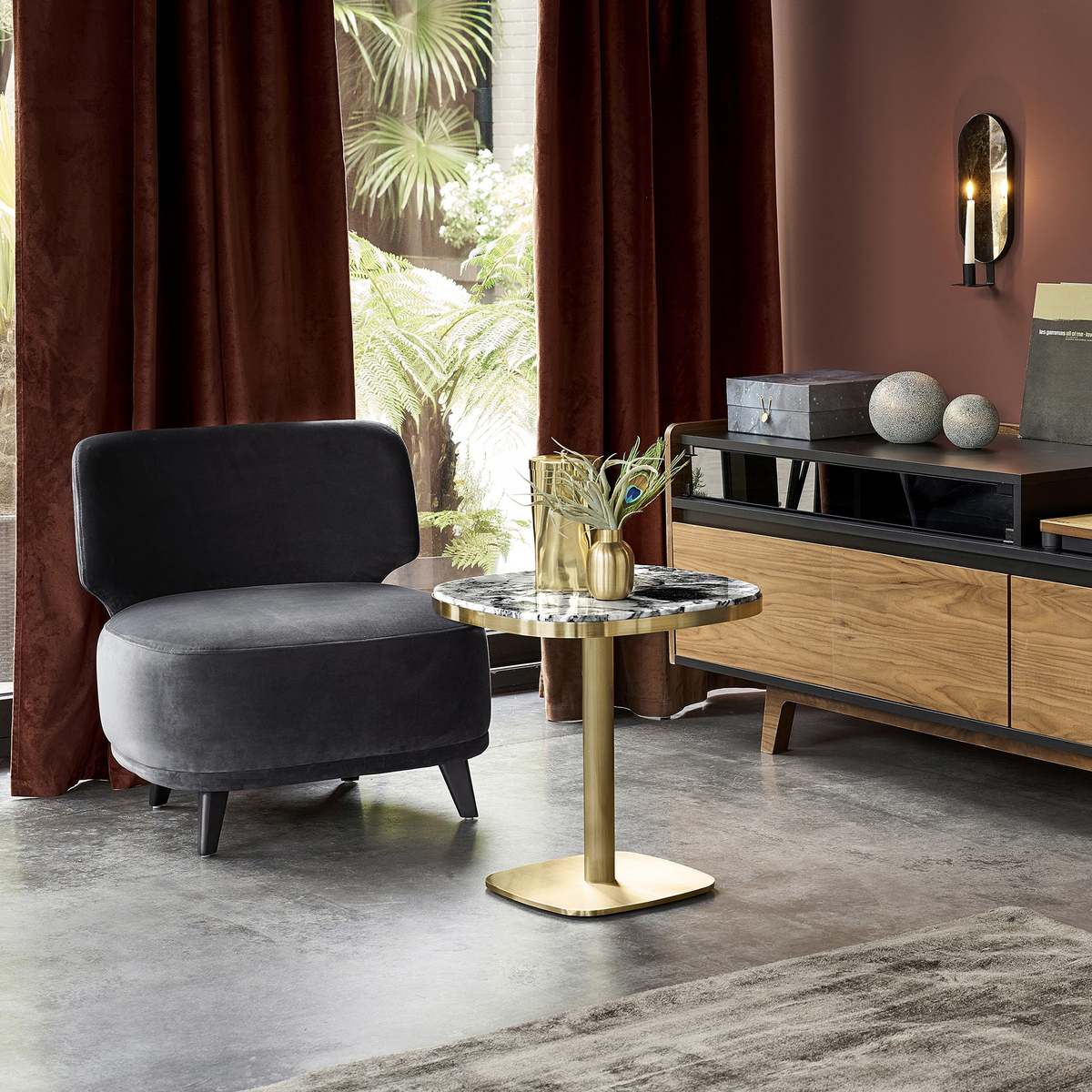 LIXFELD Round Marble Side Table – image 6
