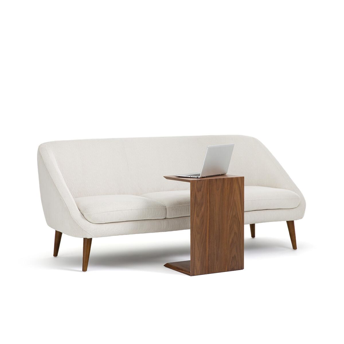 Dilba Walnut Veneer Side Table – image 5