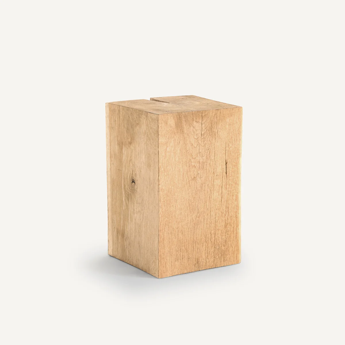 Merlin Solid Oak Block Side Table – image 6