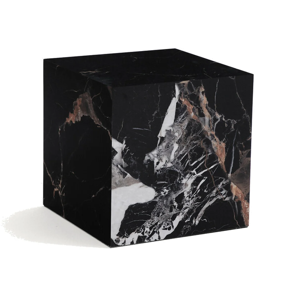 Alcana Ceramic Marble-Effect Side Table – image 1