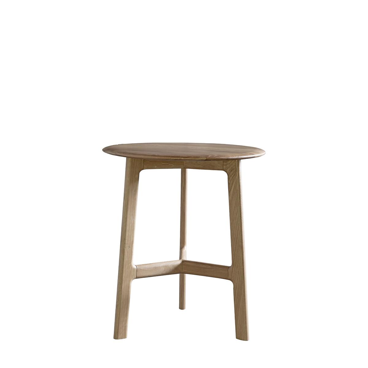 Murwara Round Oak Side Table – image 3