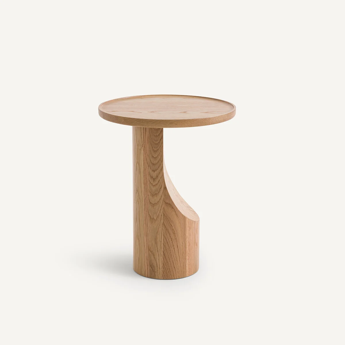 Stigido Side Table in Solid Oak and Oak Veneer – image 3