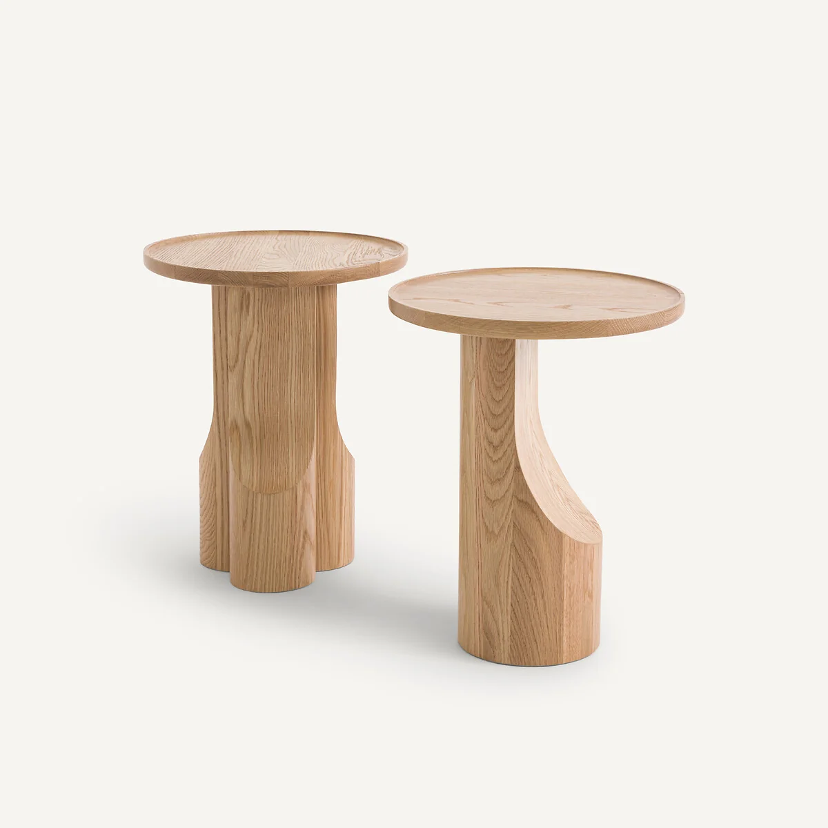 Stigido Side Table in Solid Oak and Oak Veneer – image 7