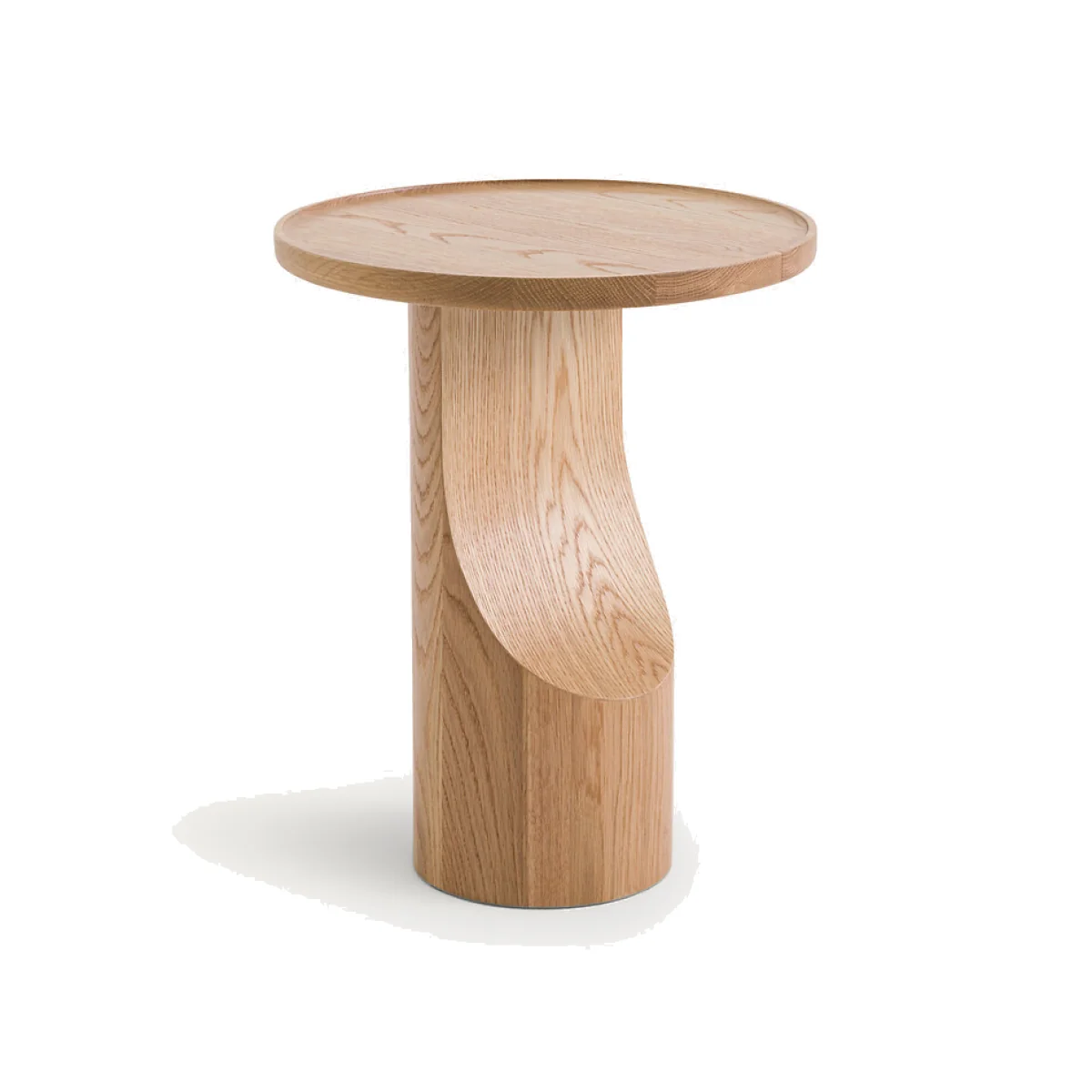 Stigido Side Table in Solid Oak and Oak Veneer – image 1