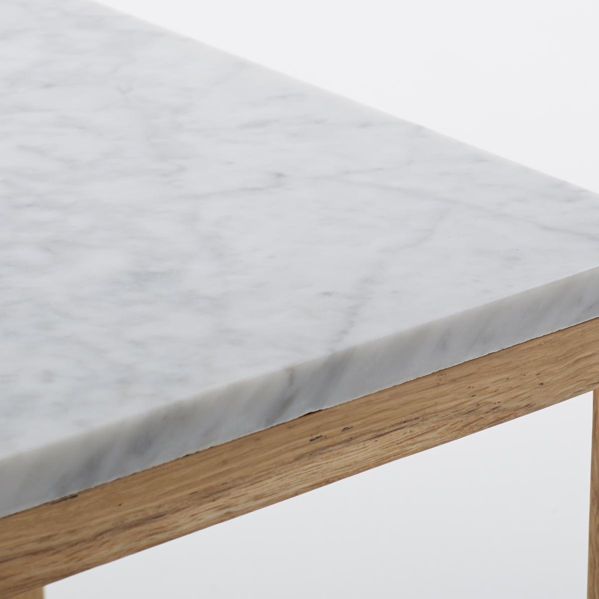 Crueso Side Table in Marble & Solid Oak – image 3