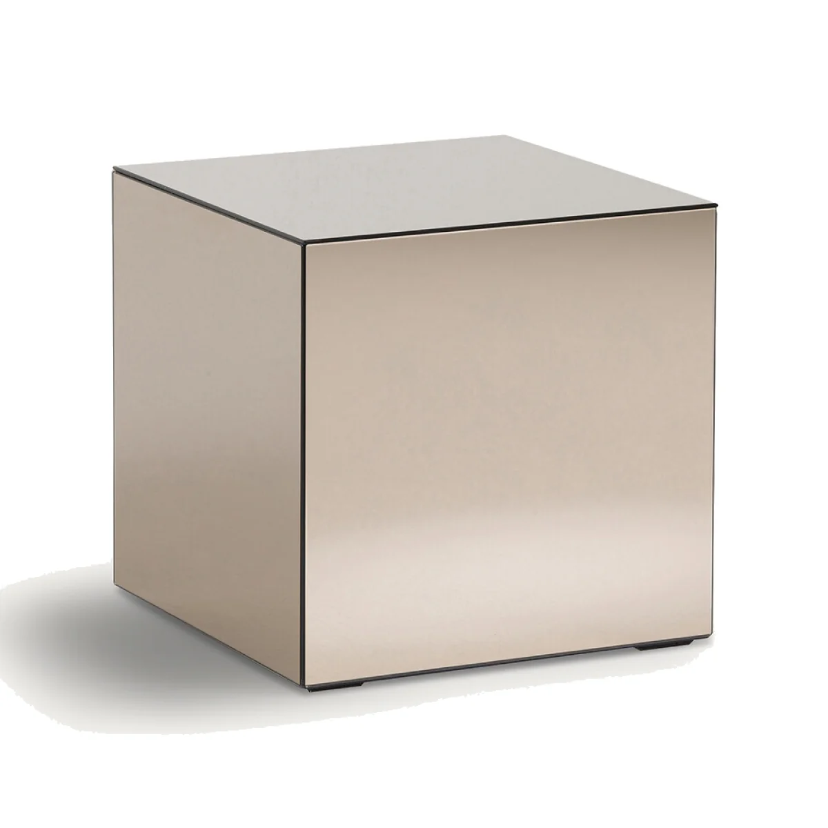 Lumir Mirrored Bedside / Side Table – image 1