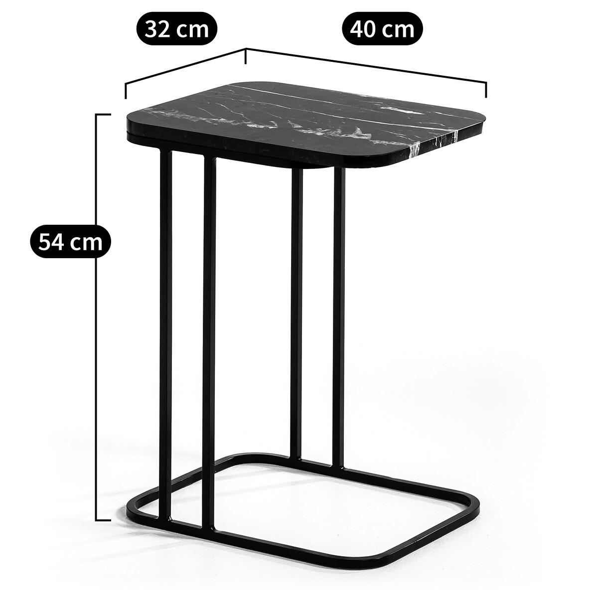 Trebor Metal & Marble Side Table by E.Gallina – image 5