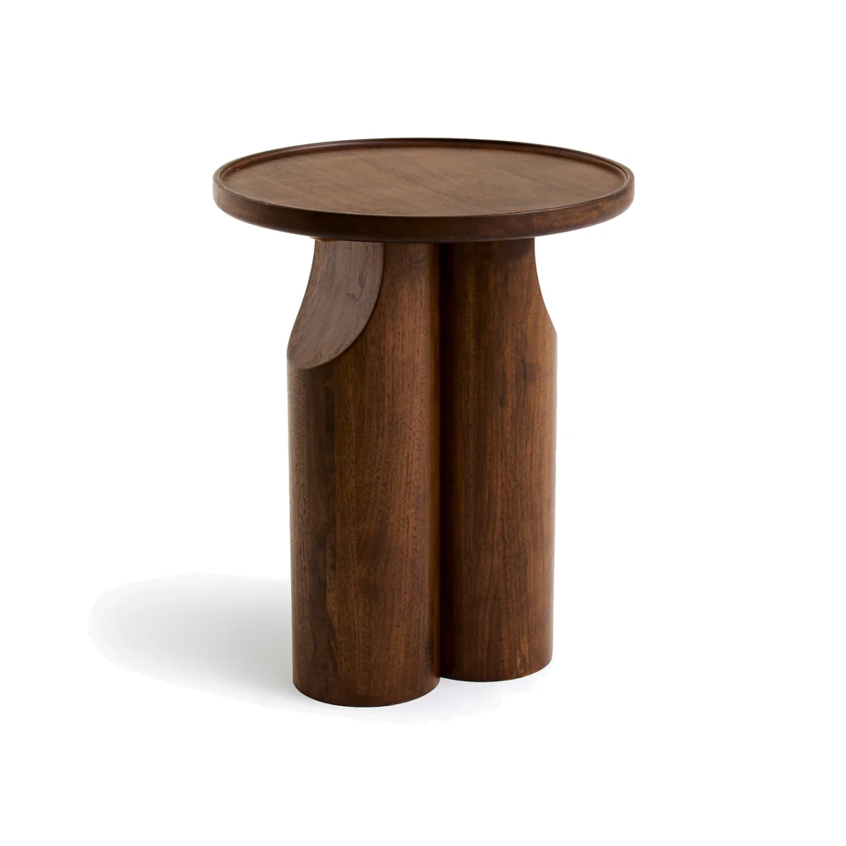 Stigido Solid Walnut Side Table – image 1