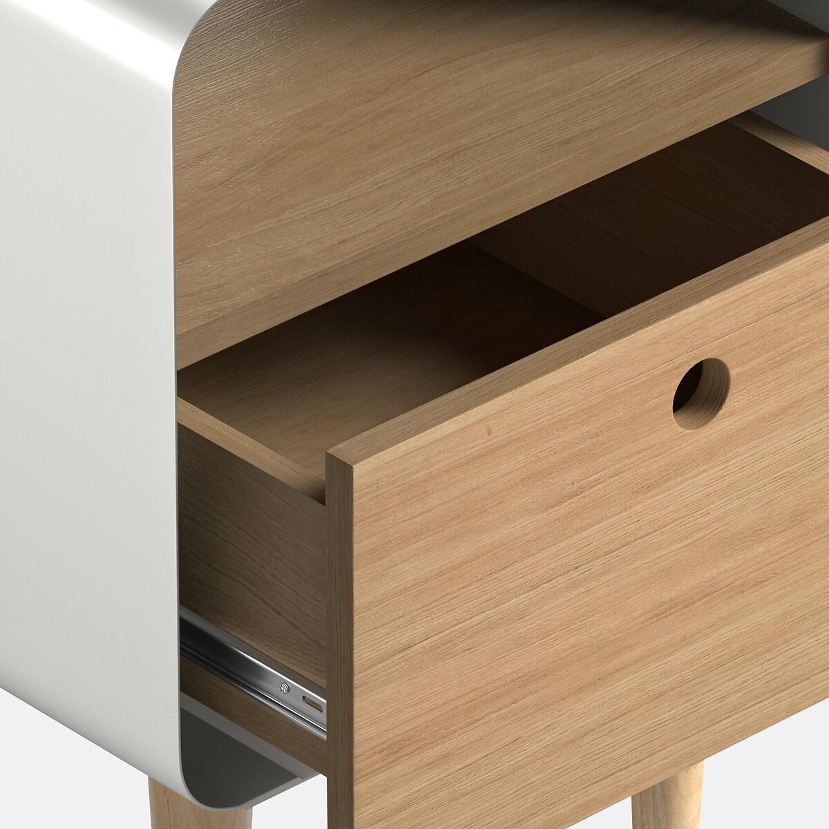 Jimi Ash Veneer & Metal Side Table – image 4