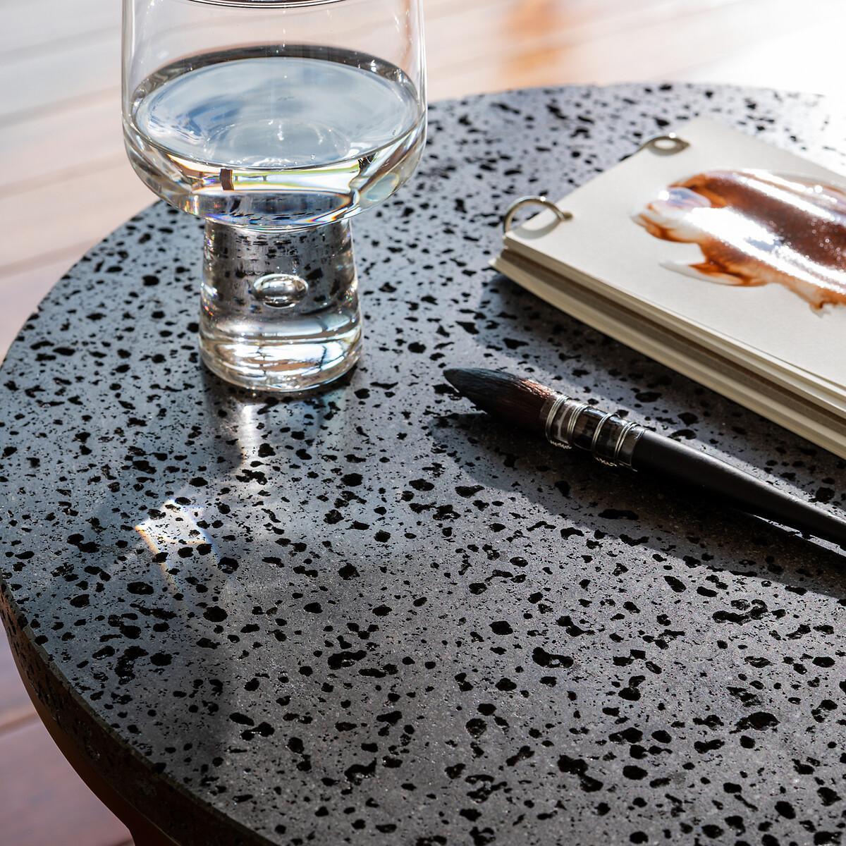 Set of 2 Anaximène Lava Stone Side Tables – image 6