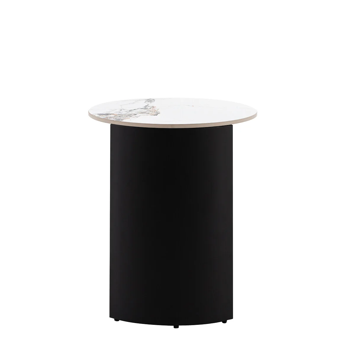 Maurice Marble & Metal Side Table – image 4