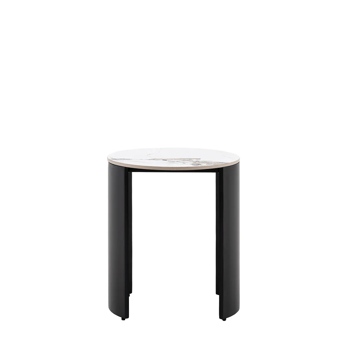 Maurice Marble & Metal Side Table – image 6