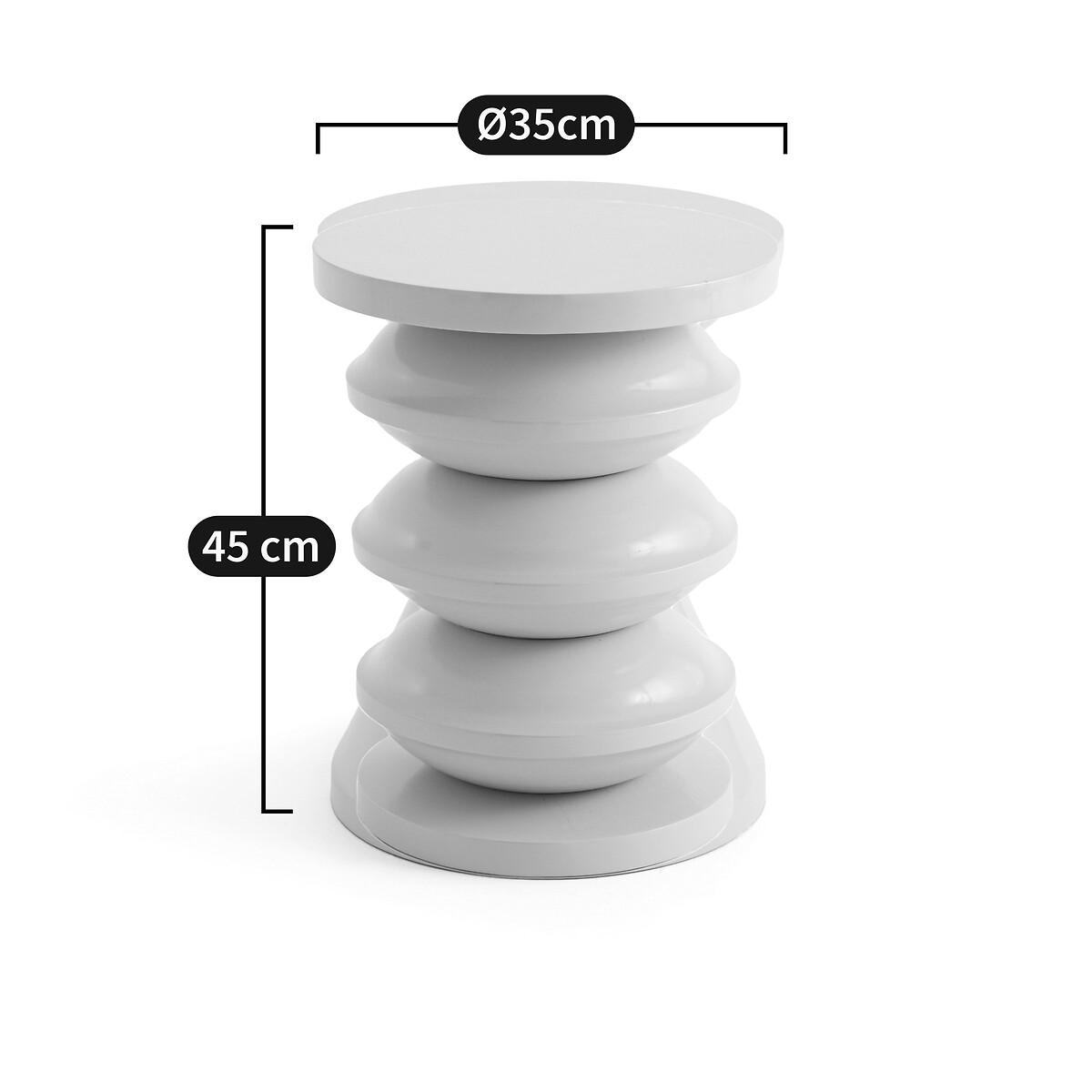Thilde Glossy Finish Mango Wood Side Table – image 5
