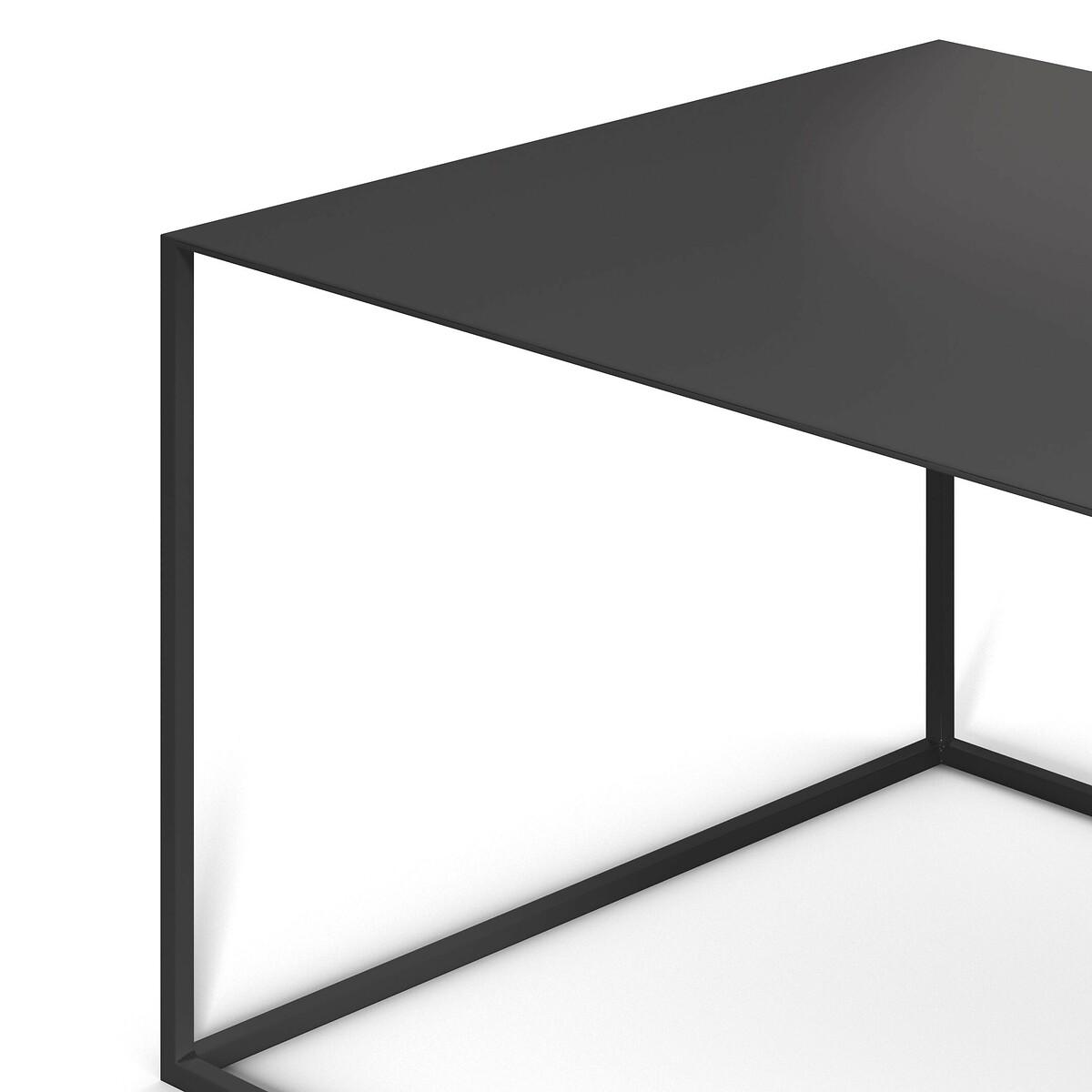 Romy Contemporary Square Metal Side Table – image 3