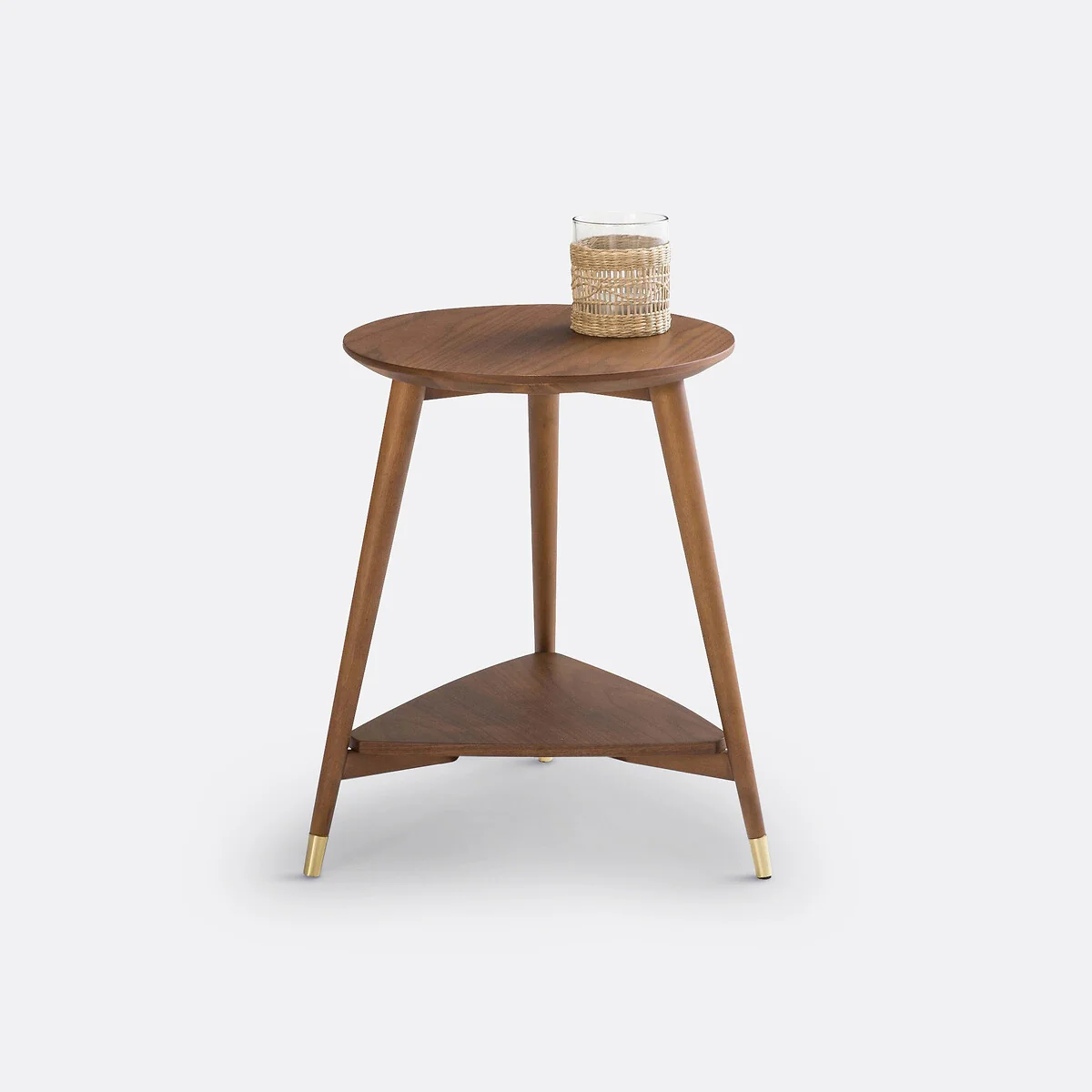 Ronda Vintage Side Table in Walnut Veneer – image 3