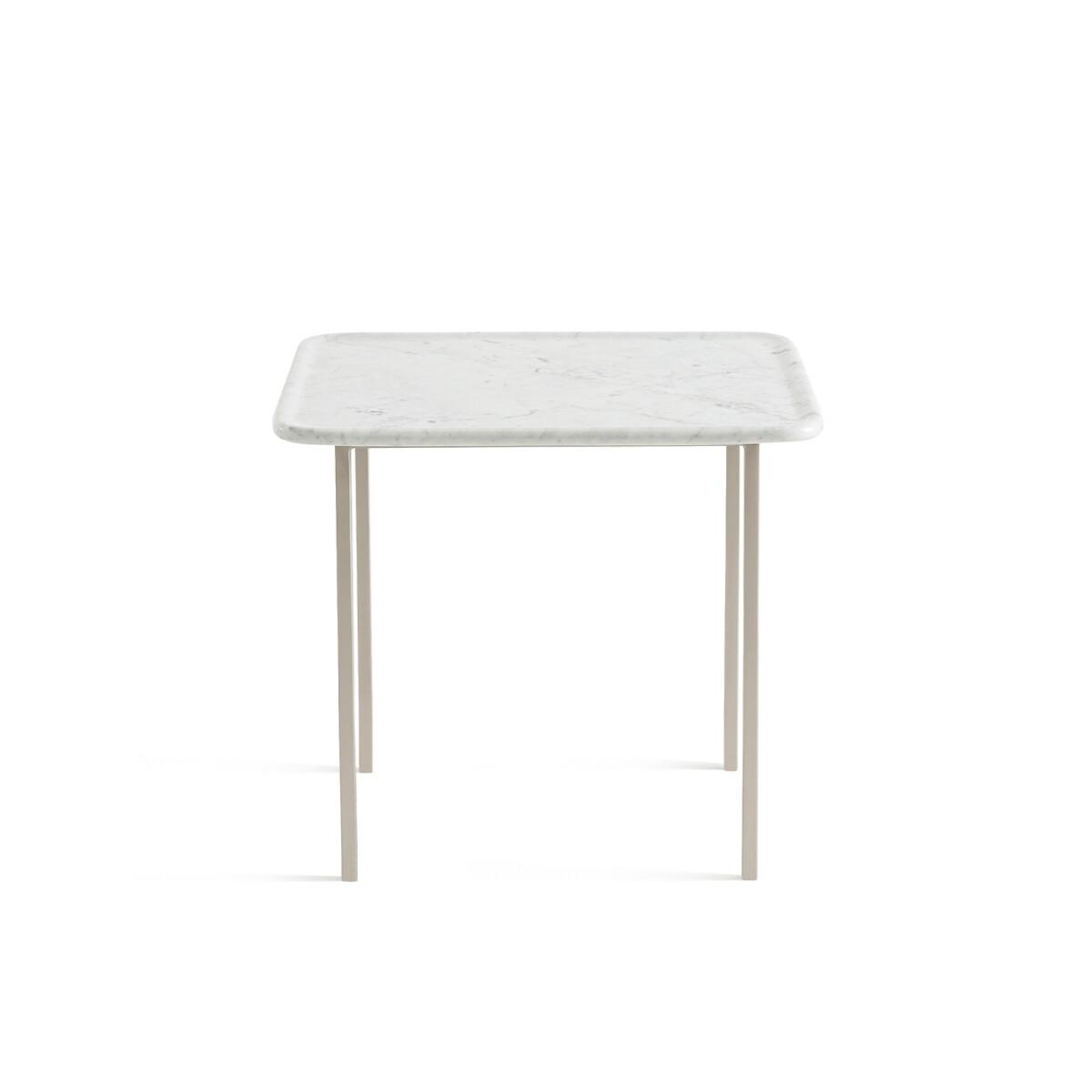 Naha Small Marble & Metal Side Table – image 2