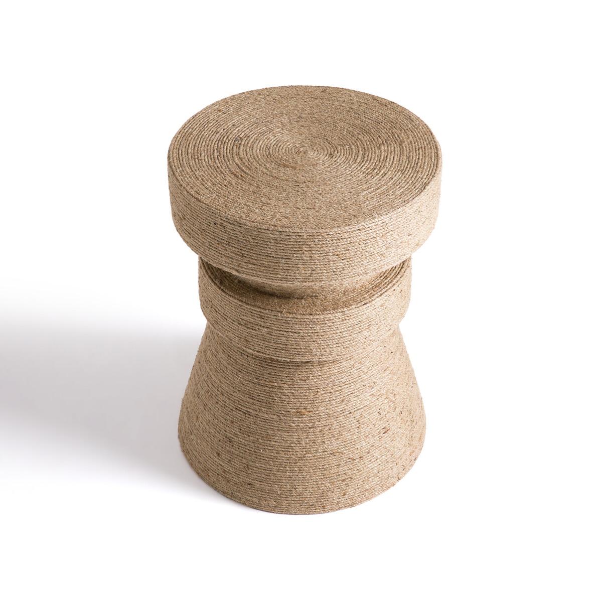 Sablas Sculptural Jute Mango Side Table – image 3