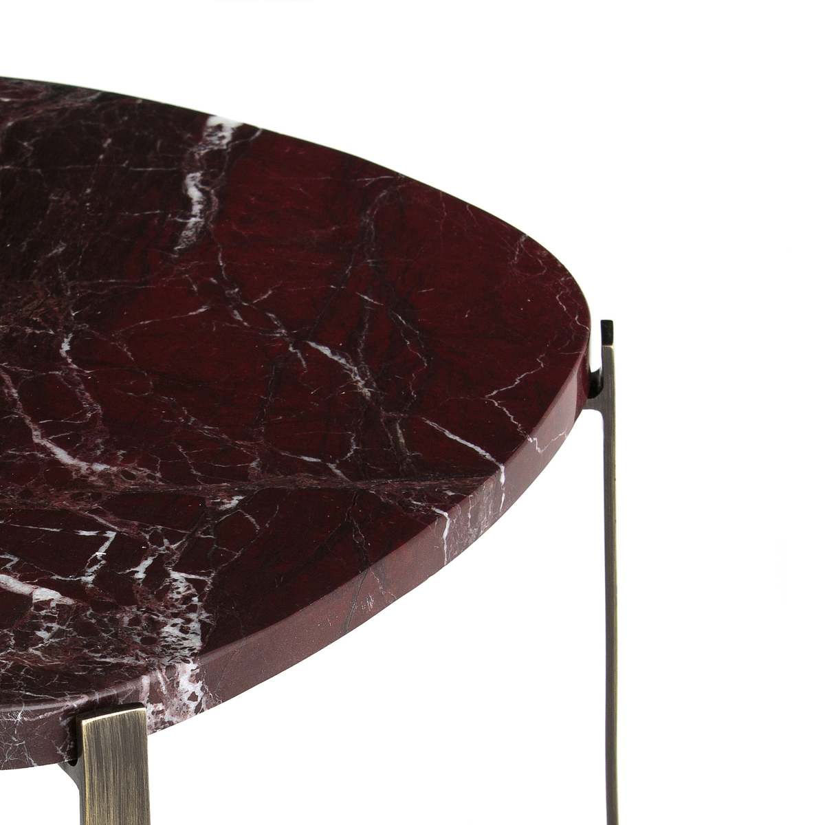 Arambol Oval Side Table in Marble – image 3