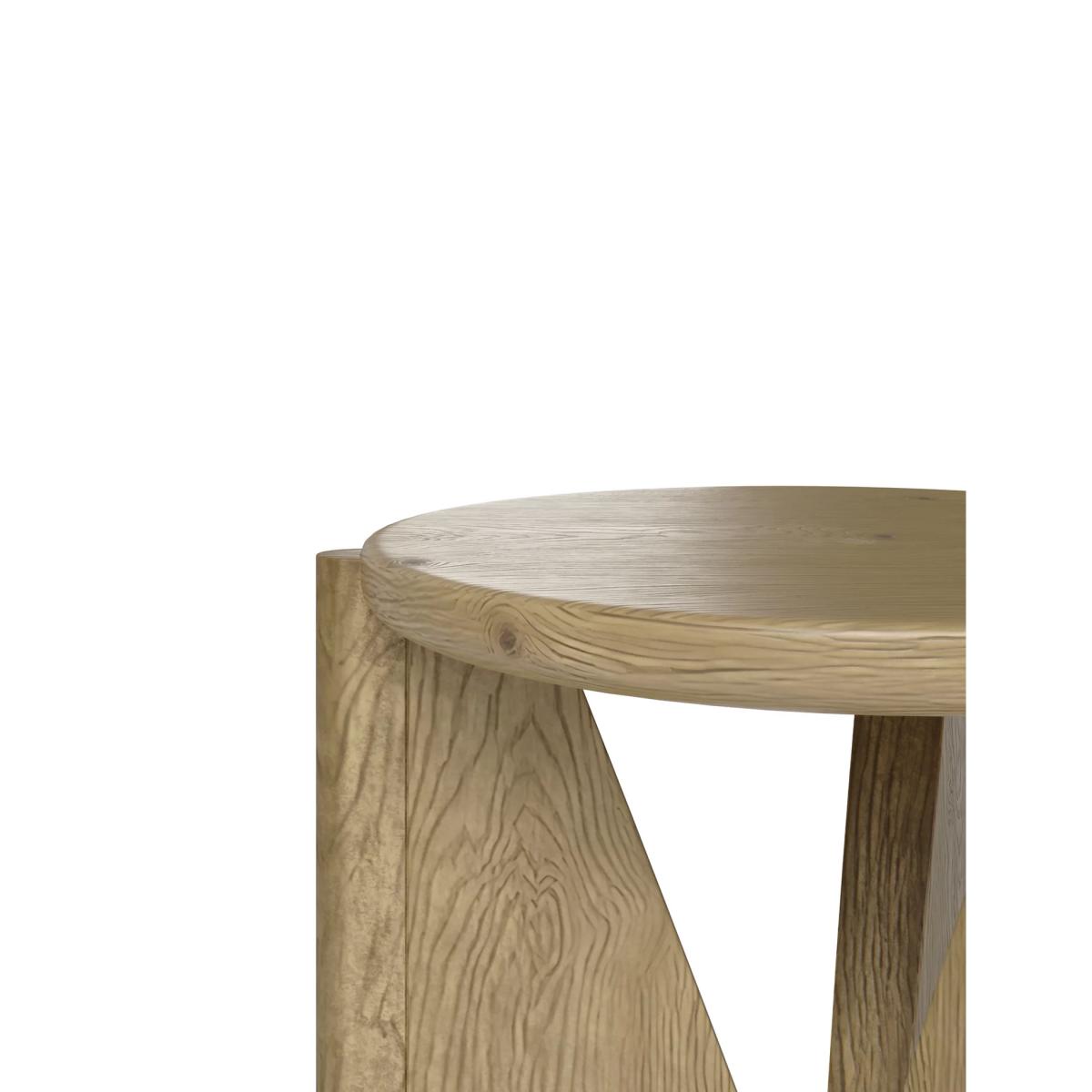 M&S X Fired Earth Blenheim Side Table - Natural, Natural – image 2