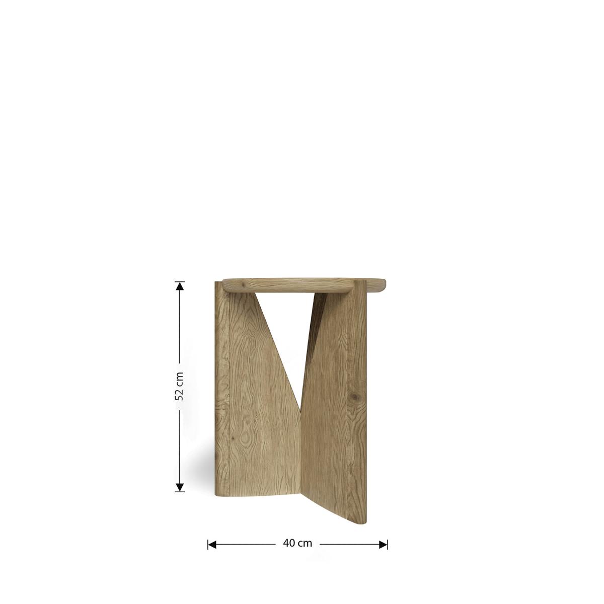 M&S X Fired Earth Blenheim Side Table - Natural, Natural – image 4