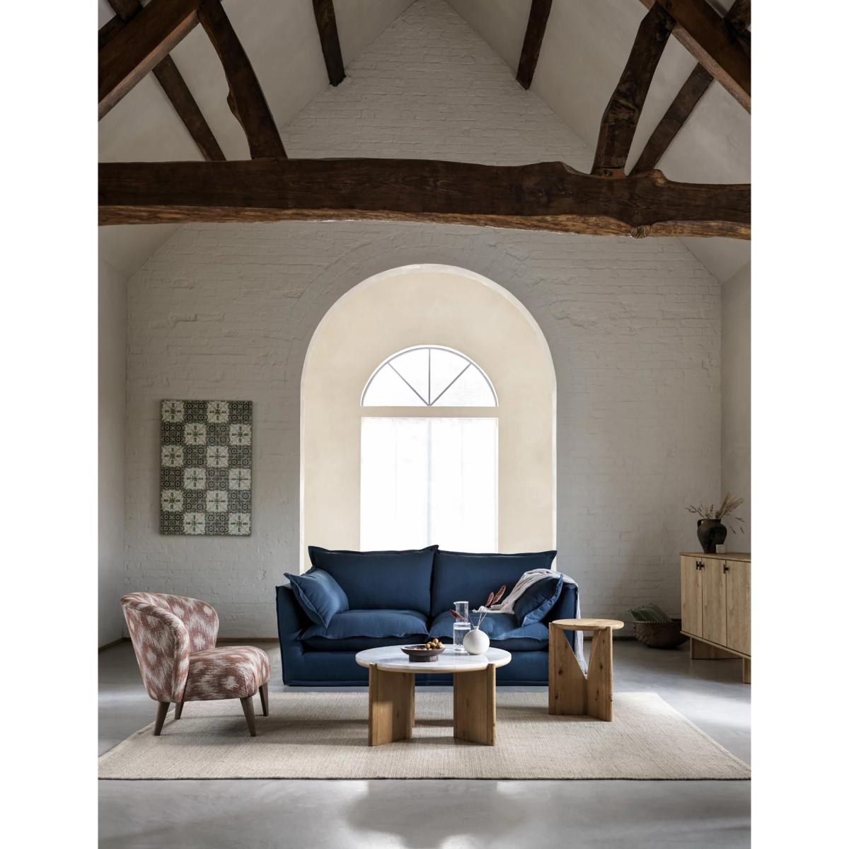 M&S X Fired Earth Blenheim Side Table - Natural, Natural – image 7