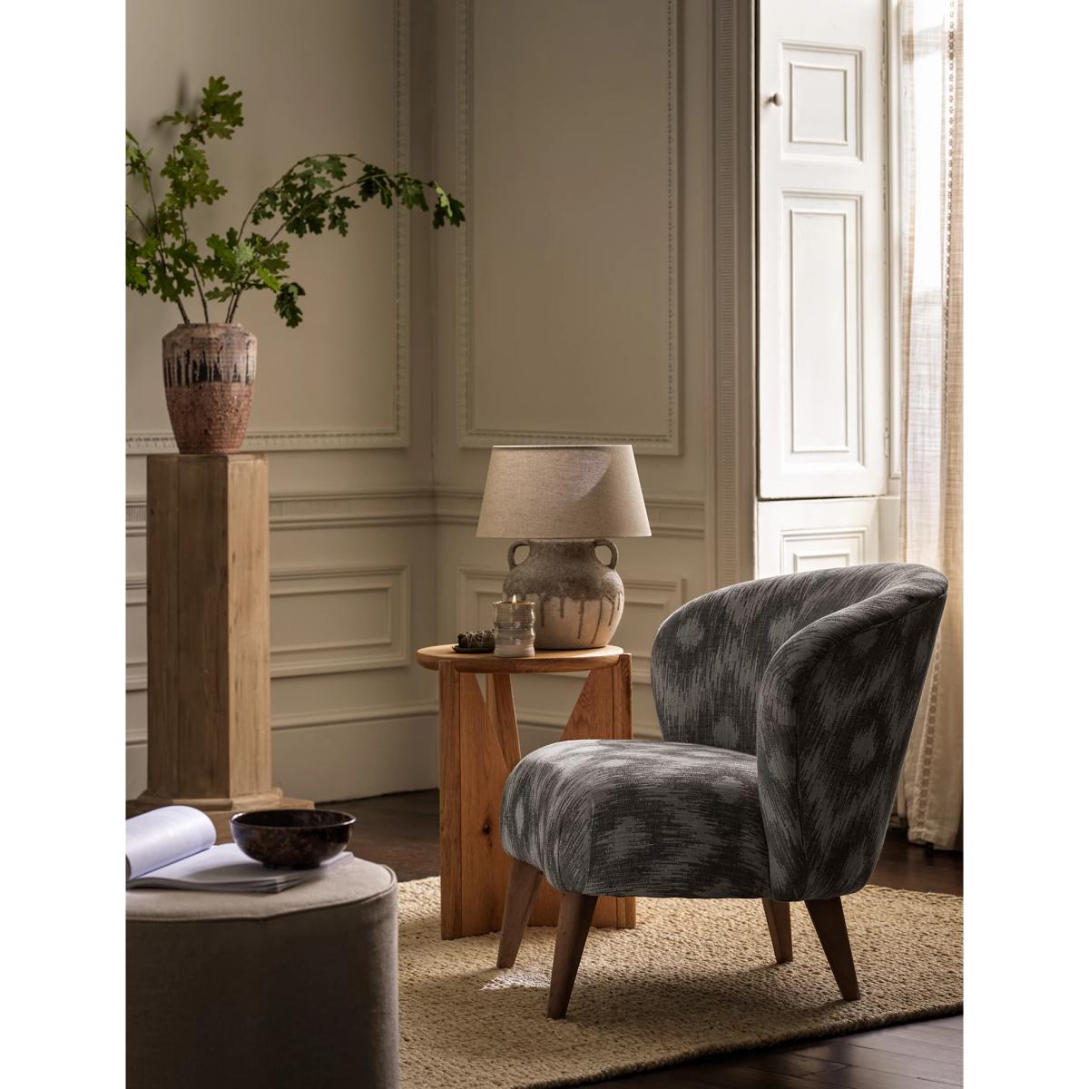 M&S X Fired Earth Blenheim Side Table - Natural, Natural – image 9