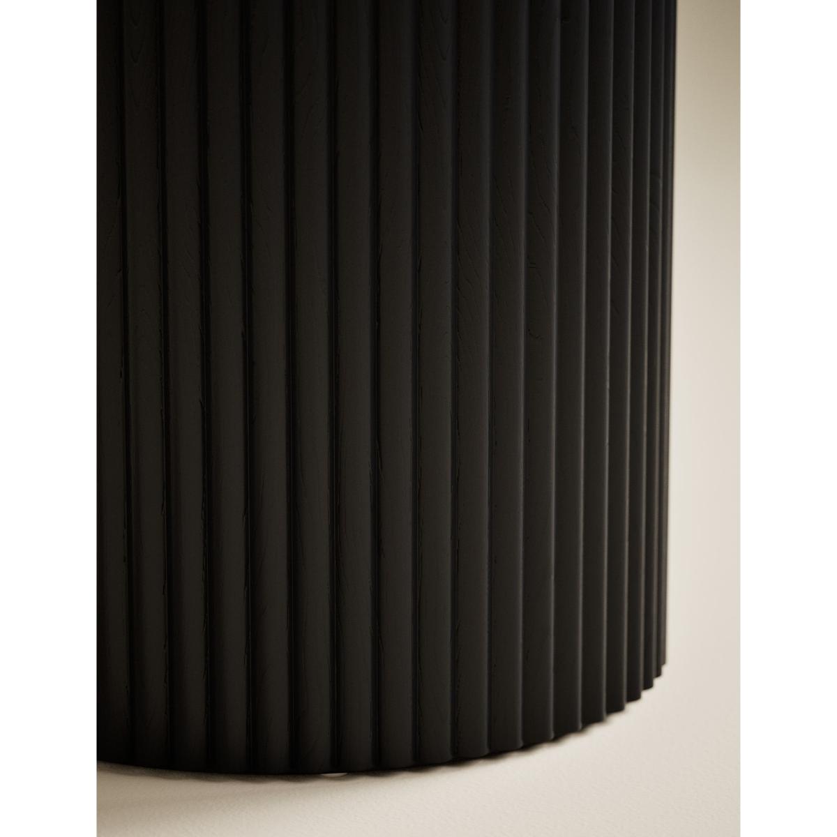 M&S Collection Fluted Side Table - Black, Black – image 4