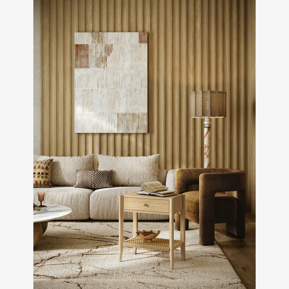 Corndell Sicily Side Table Natural – image 1