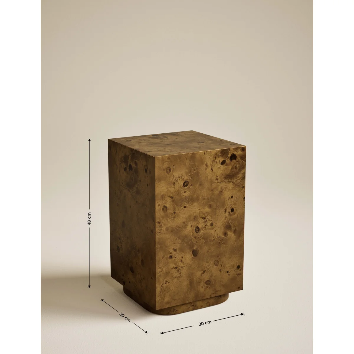 Gallery Direct Burl Side Table Natural Mix – image 3