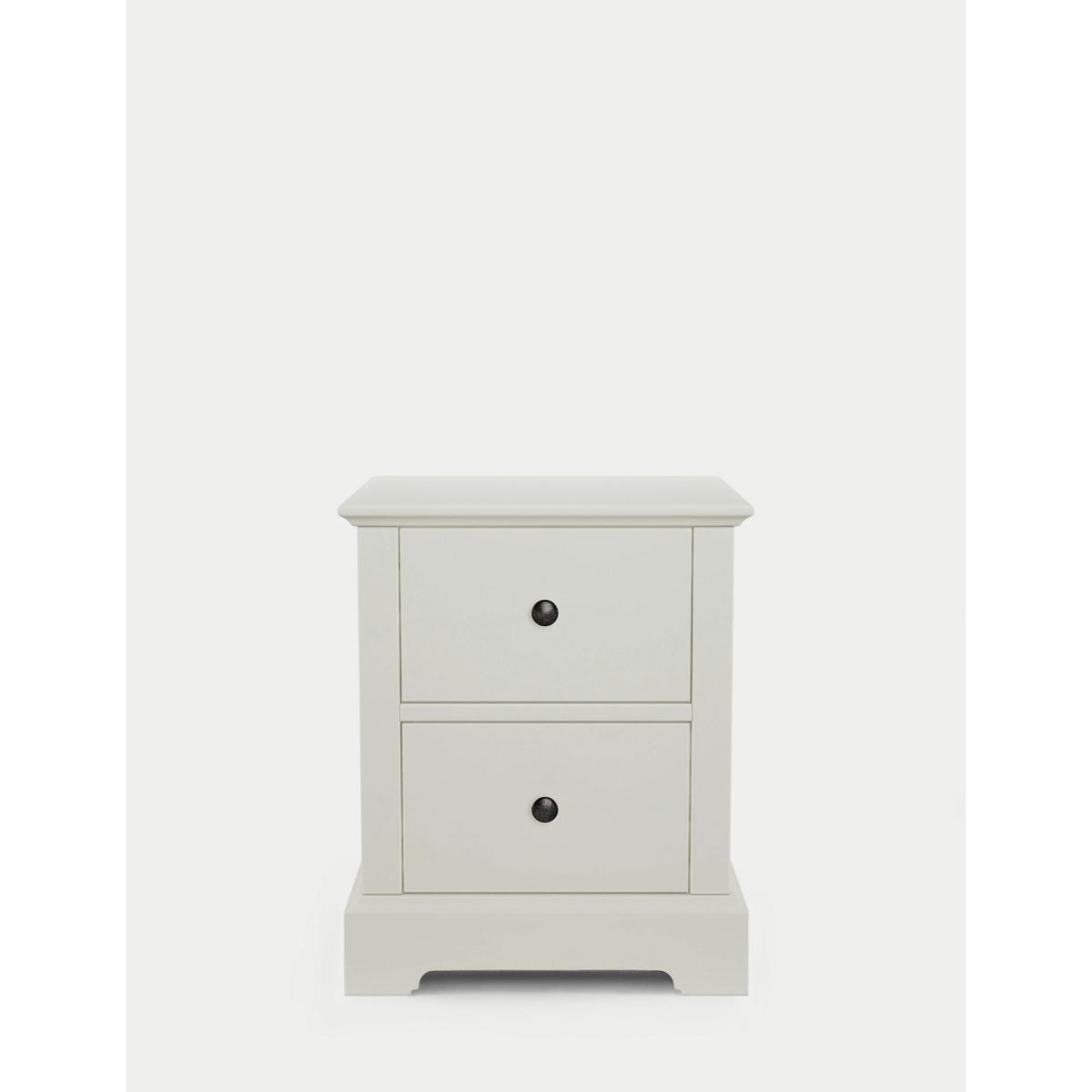 M&S Walton Bedside Table - White, White – image 2
