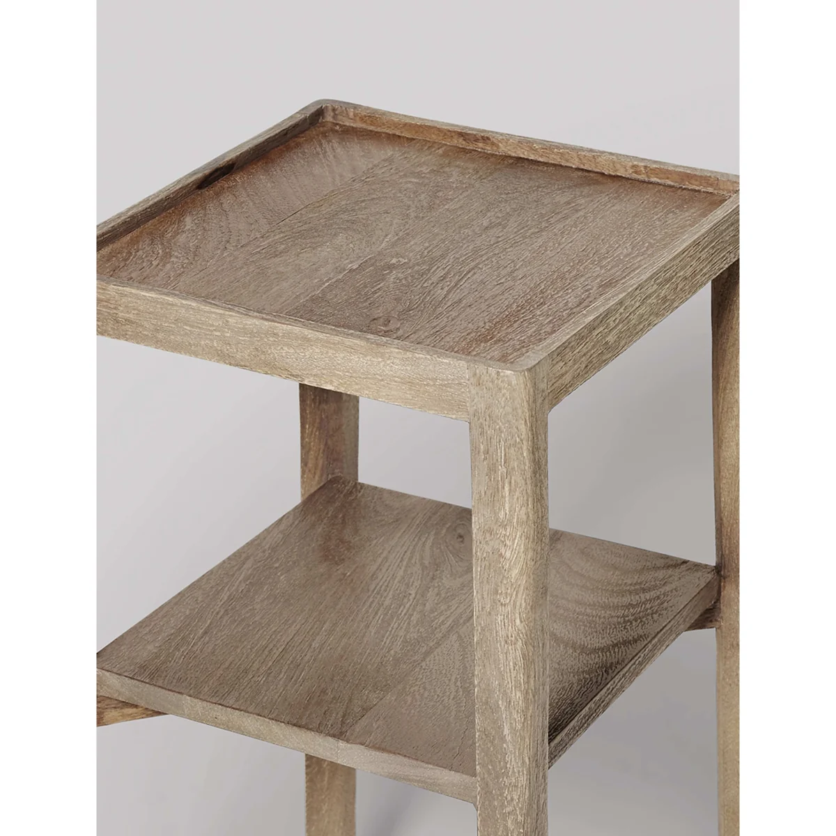Swoon Eide Mango Wood Side Table Light Grey – image 2