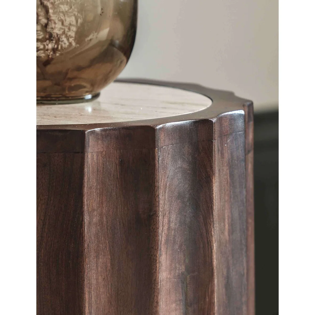 Gallery Direct Cascia Side Table Dark Brown – image 3