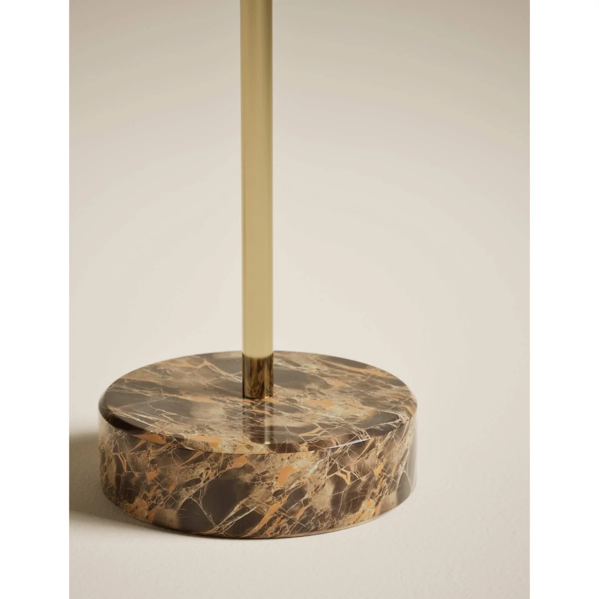 Gallery Direct Brass & Marble Base Side Table Antique Brass – image 4