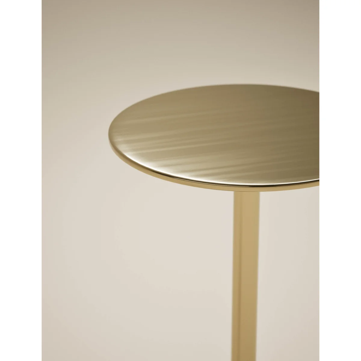 Gallery Direct Brass & Marble Base Side Table Antique Brass – image 5