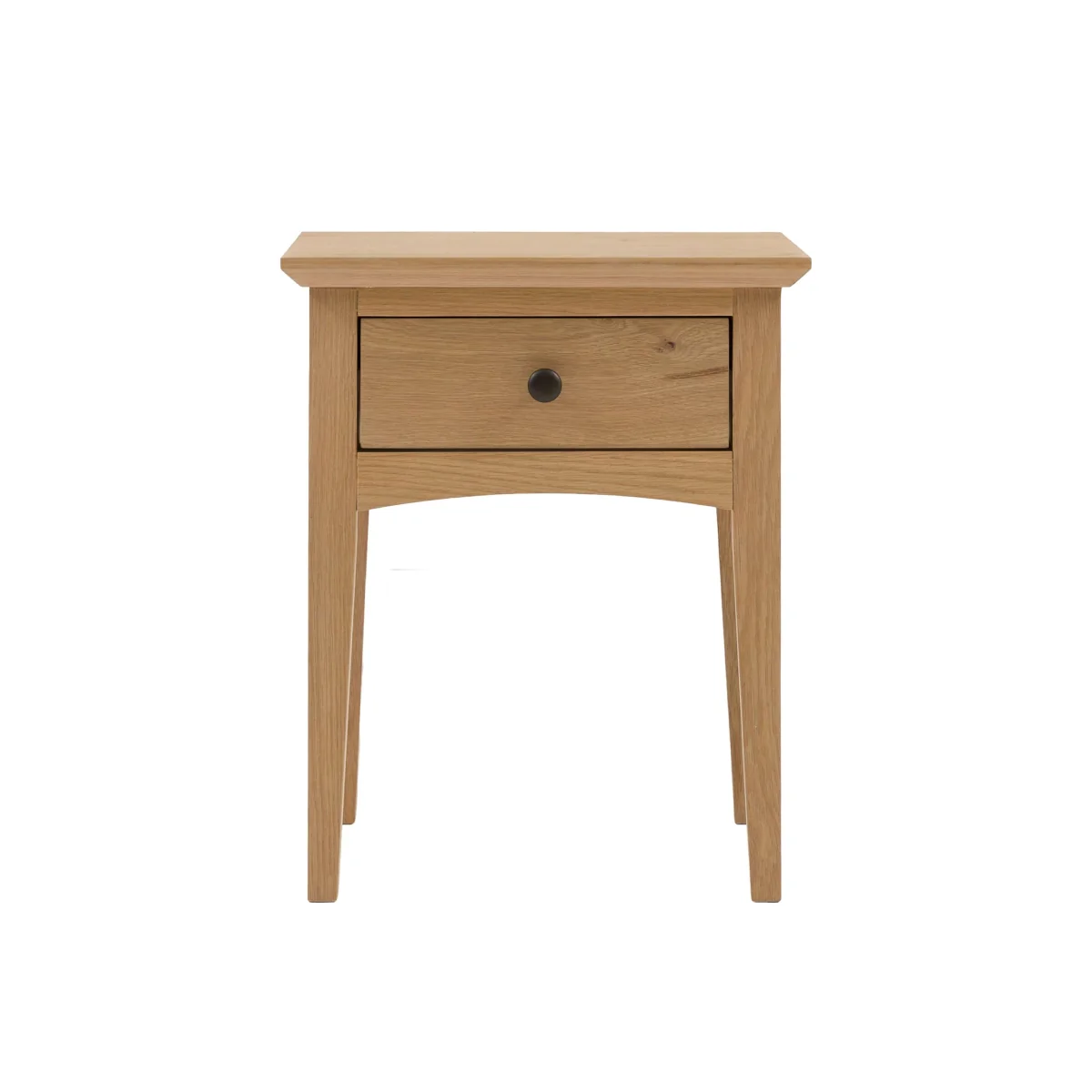Gallery Direct Rye Oak Veneer 1 Drawer Side Table Natural – image 2