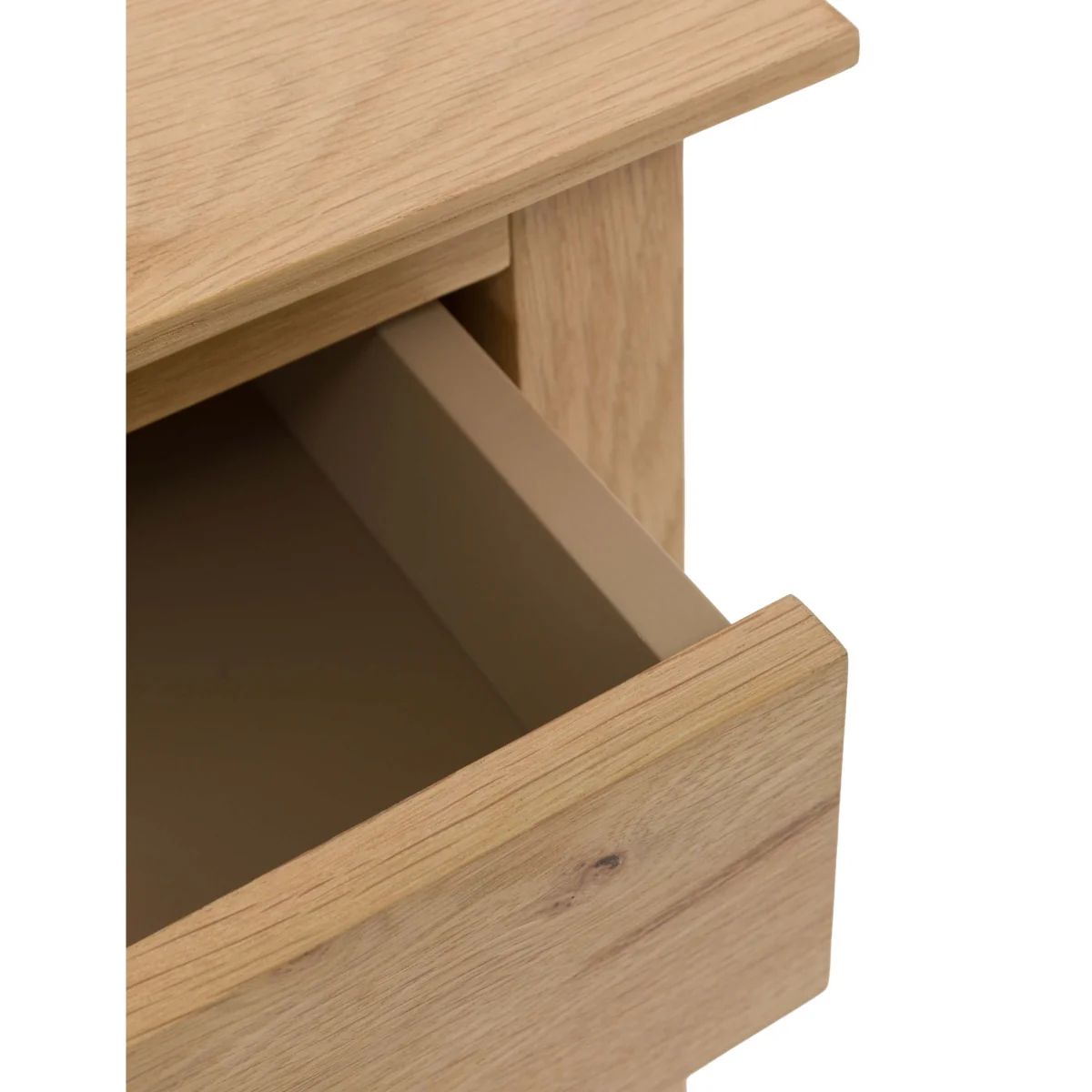 Gallery Direct Rye Oak Veneer 1 Drawer Side Table Natural – image 11