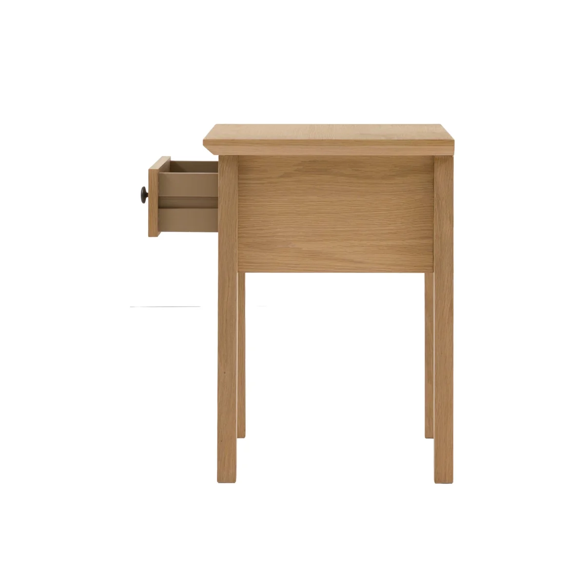 Gallery Direct Rye Oak Veneer 1 Drawer Side Table Natural – image 8