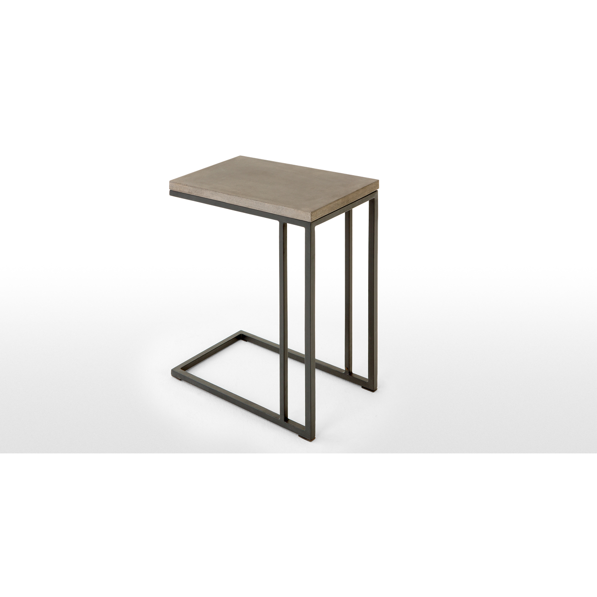Edson Garden side table, cement and metal – image 4