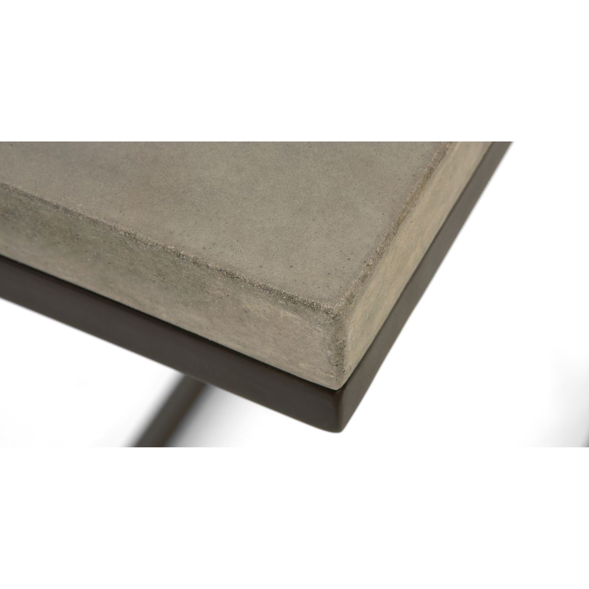 Edson Garden side table, cement and metal – image 5