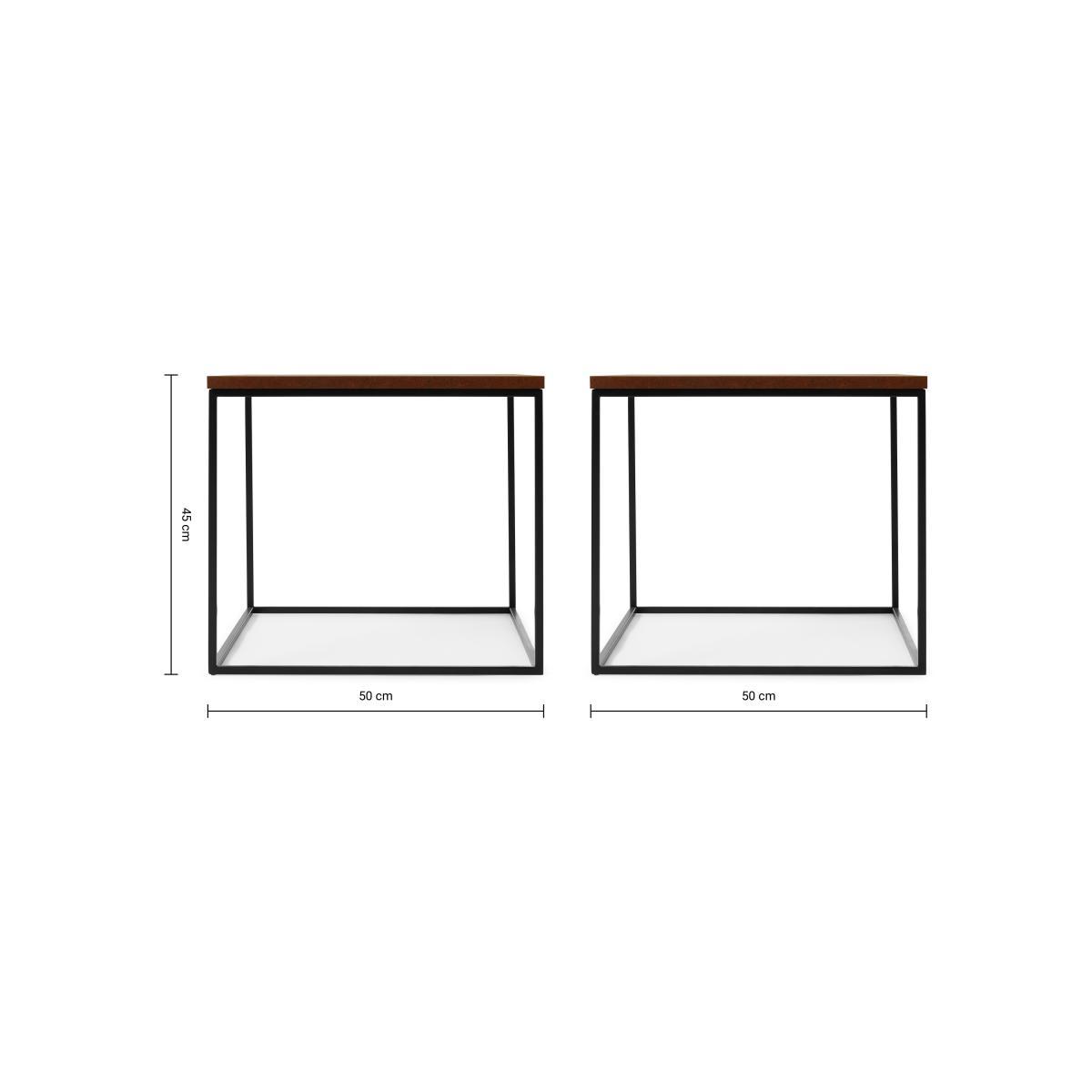 Deme Side Table, Rust Effect – image 8