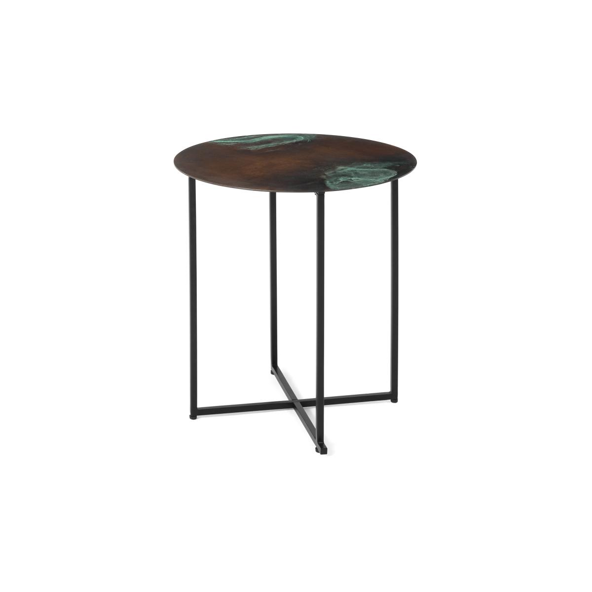 Morland Side Table, Oxidised Brass – image 3