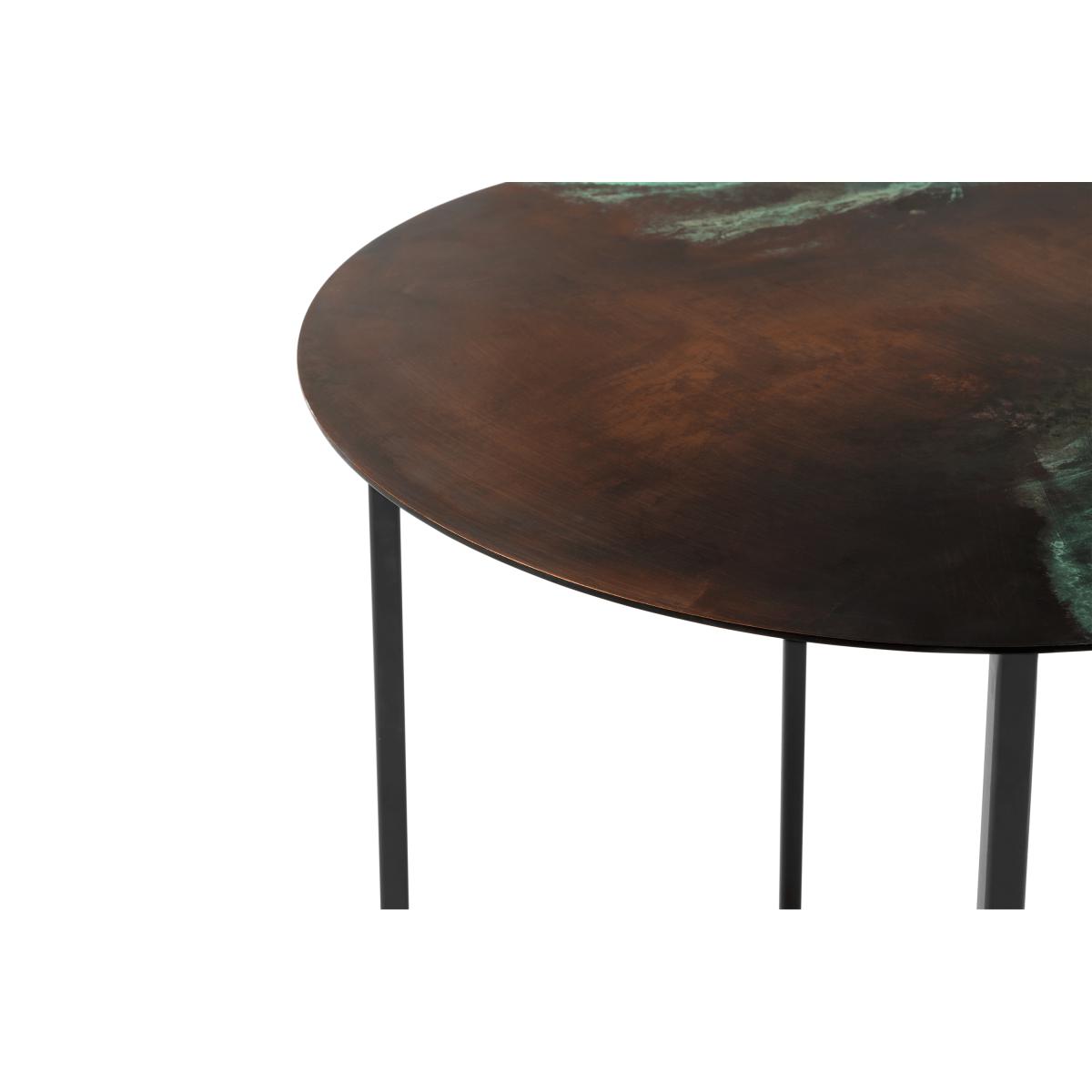 Morland Side Table, Oxidised Brass – image 6