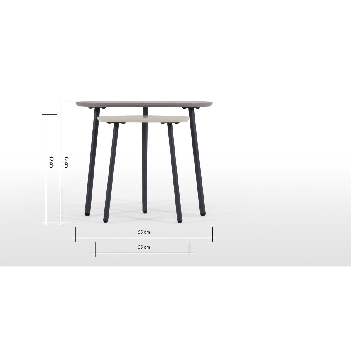 Nyla Nesting Tables, Tonal Grey – image 8